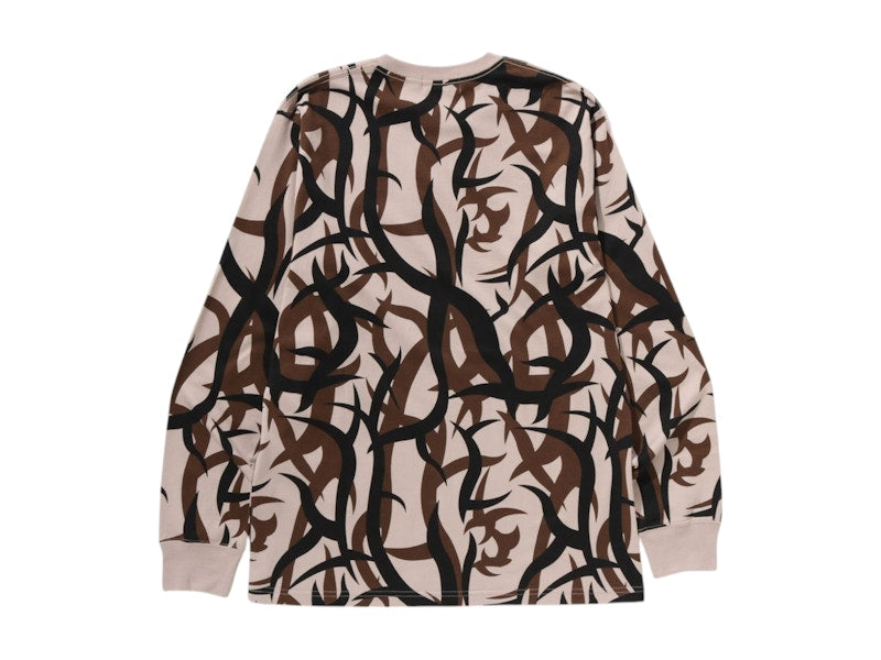 BAPE Trial Camo One Point L/S Tee Beige