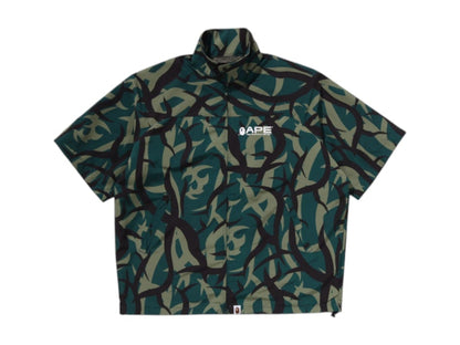 BAPE Trial Camo Rain Jacket Green