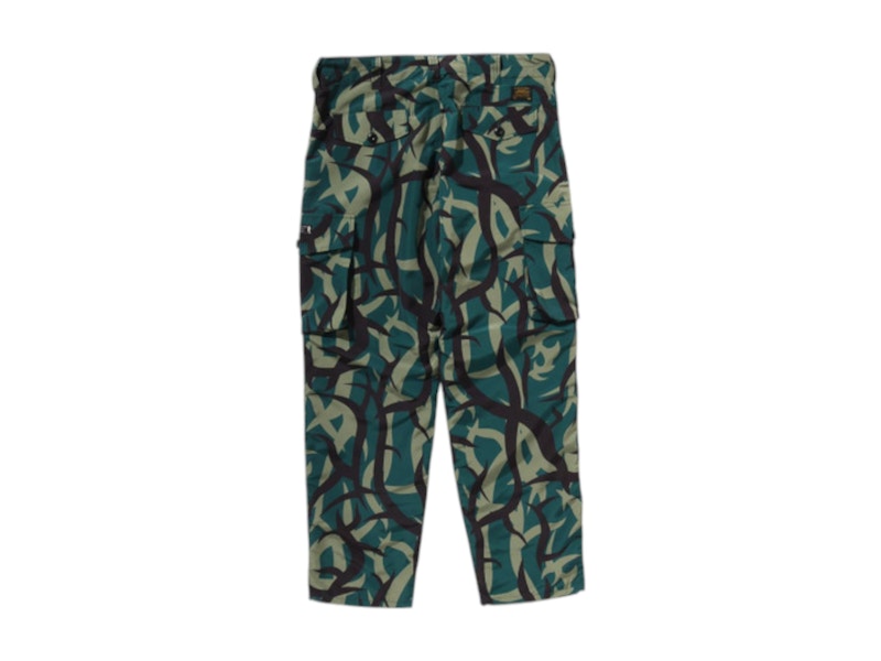BAPE Trial Camo Regular Fit 6 Pocket Pants Green