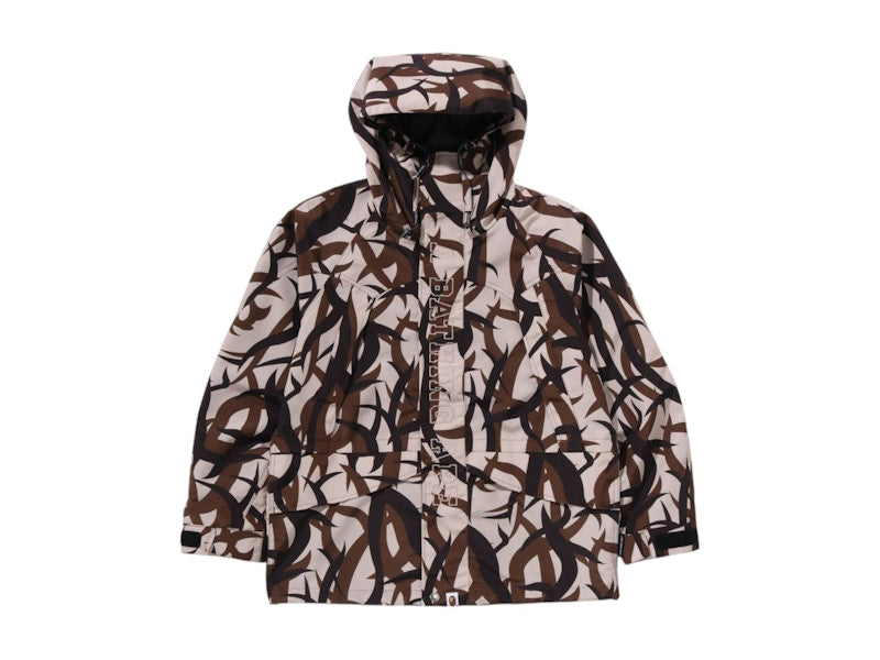 BAPE Trial Camo Snowboard Jacket Beige