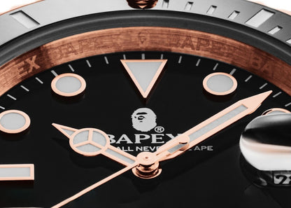 BAPE Type 1 BAPEX Watch Gold