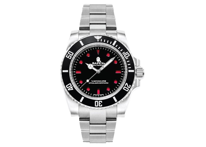 BAPE Type 1 BAPEX Watch (SS21) Silver