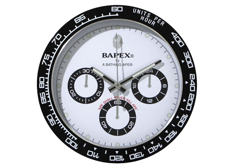 BAPE Type 4 BAPEX Wall Clock Black
