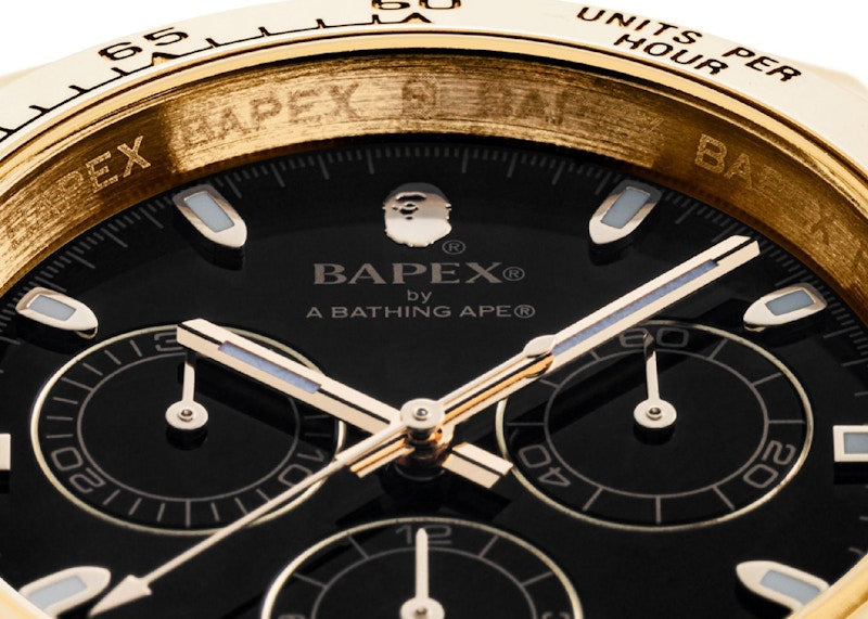 BAPE Type 4 BAPEX Watch Gold/Black