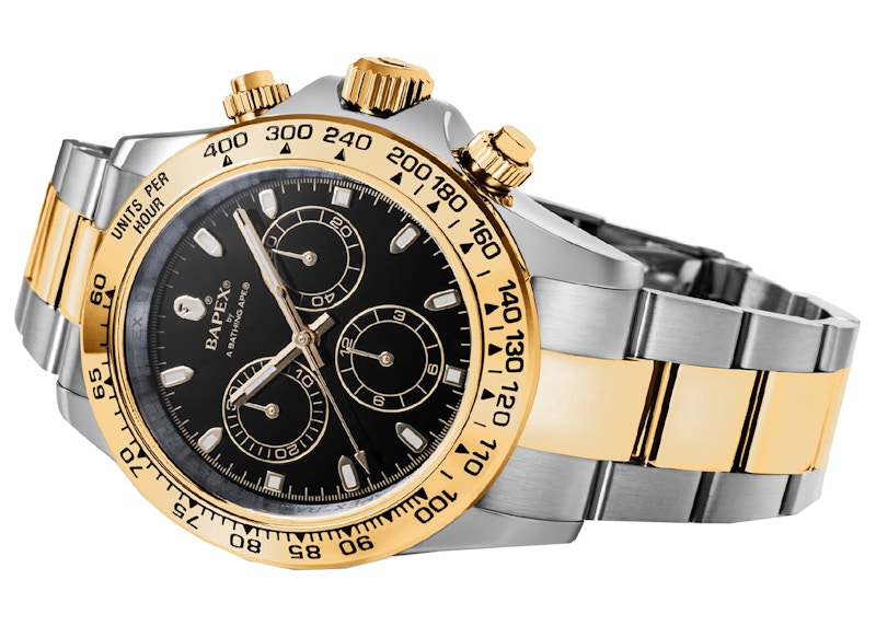 BAPE Type 4 BAPEX Watch Silver/Gold