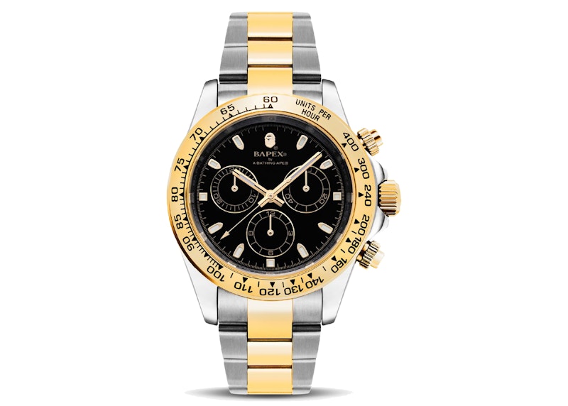 BAPE Type 4 BAPEX Watch Silver/Gold
