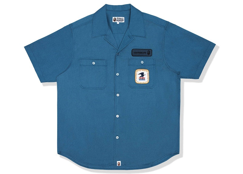 BAPE USPS Shirt Blue