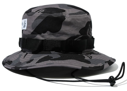 BAPE Ursus Camo Military Hat Black