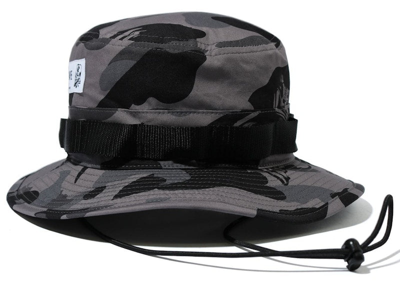BAPE Ursus Camo Military Hat Black