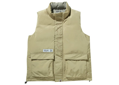 BAPE Ursus Loose Fit Down Vest Beige