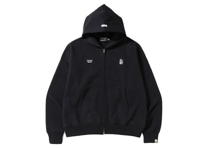 BAPE Ursus Loose Fit Zip Up Hoodie Black