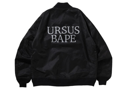 BAPE Ursus Nylon Loose Fit MA-1 Black