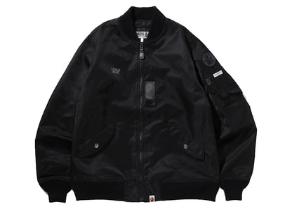 BAPE Ursus Nylon Loose Fit MA-1 Black