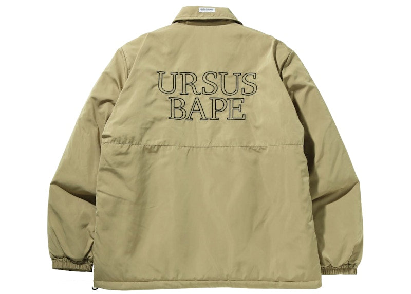BAPE Ursus Puffer Blouson Beige