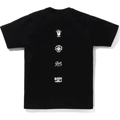 BAPE Us College Sta Tee Black