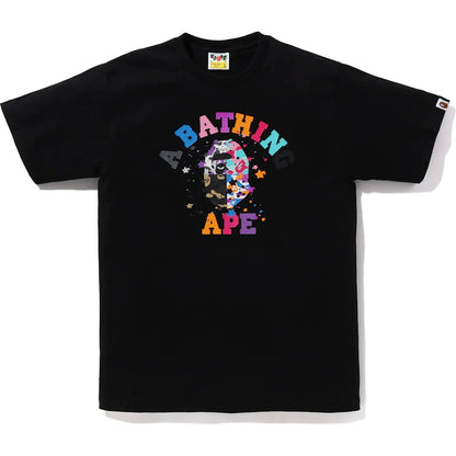BAPE Us College Sta Tee Black