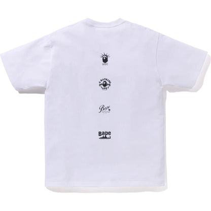 BAPE Us College Sta Tee White