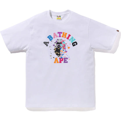 BAPE Us College Sta Tee White