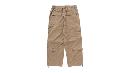 BAPE Used Relaxed Fit Cargo Pants Beige