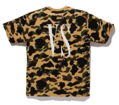 BAPE VS Mastermind Camo Tee Yellow
