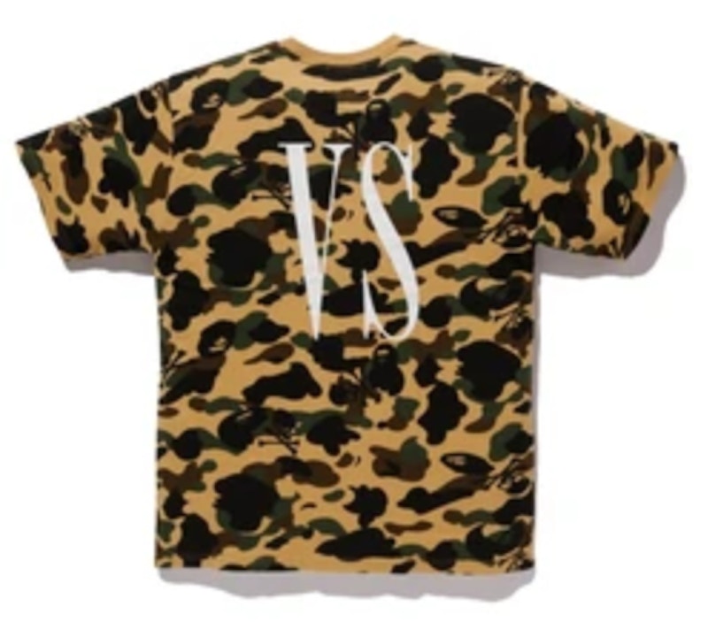 BAPE VS Mastermind Camo Tee Yellow