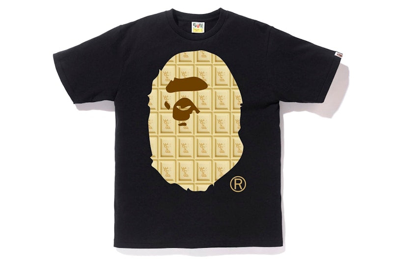 BAPE Valentine Chocolate Ape Head Tee (SS20) Black
