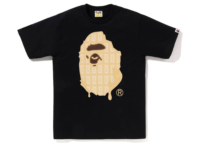 BAPE Valentine Chocolate Ape Head Tee (SS23) Black