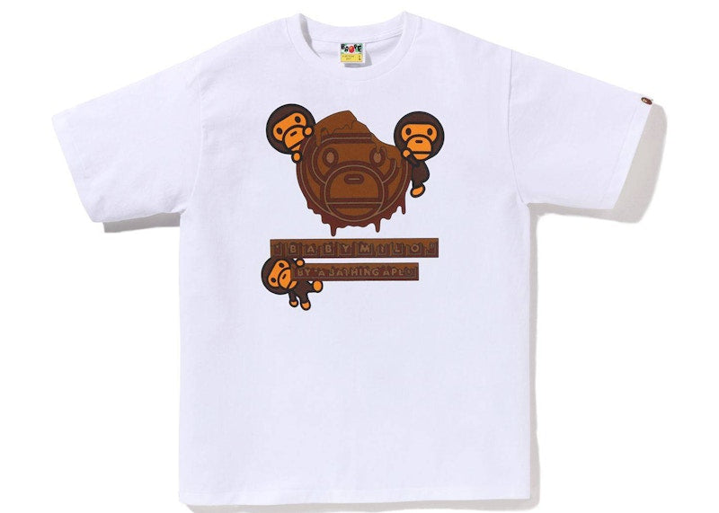 BAPE Valentine Chocolate Baby Milo Tee (SS23) White