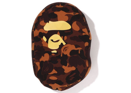 BAPE Valentine Chocolate Camo Ape Head Cushion Brown