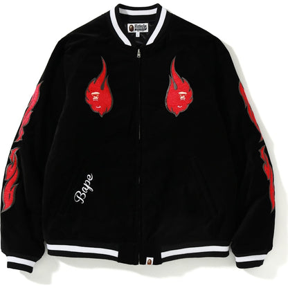 BAPE Velour Souvenir Jacket Black
