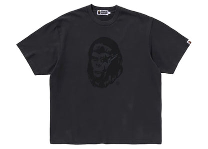 BAPE WGM Garment Dyed Relaxed Fit Tee Black