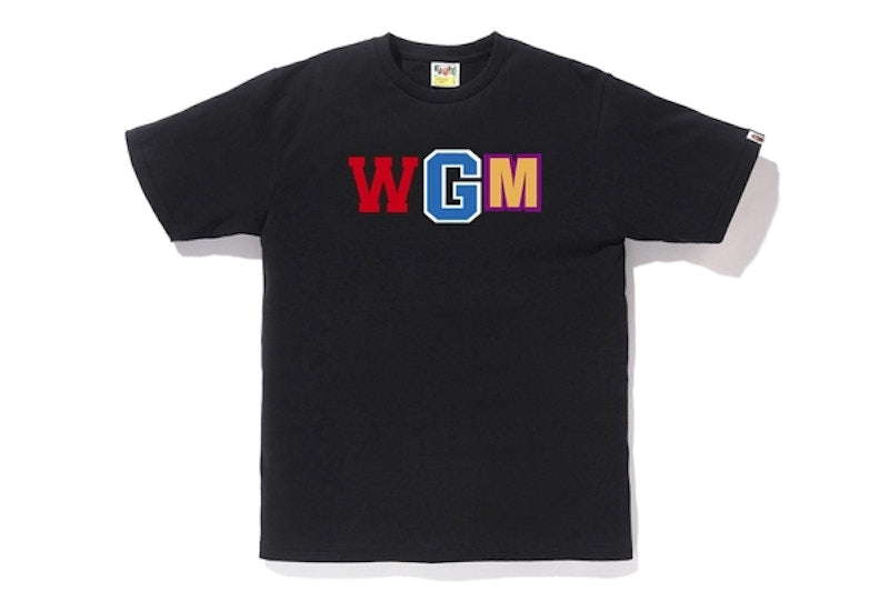 BAPE WGM Shark Tee Black
