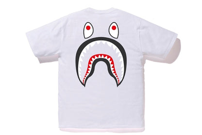 BAPE WGM Shark Tee White