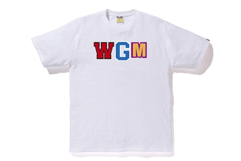 BAPE WGM Shark Tee White