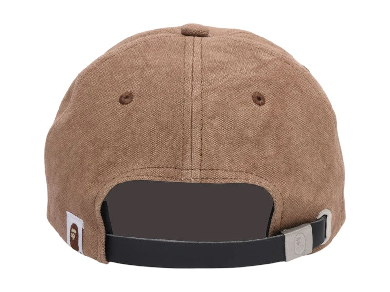 BAPE Washed Canvas Cap Beige