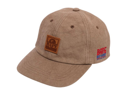 BAPE Washed Canvas Cap Beige