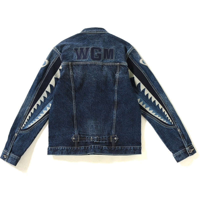 BAPE Washed Denim Jacket Indigo