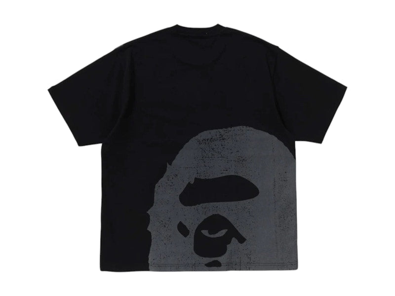 BAPE Water Print Ape Head Relaxed Fit Tee Black