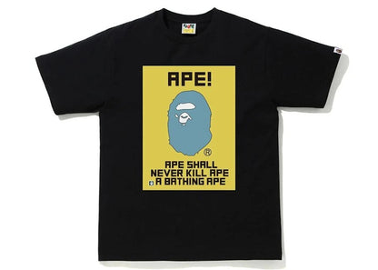 BAPE Water Print Tee Black