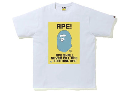 BAPE Water Print Tee White