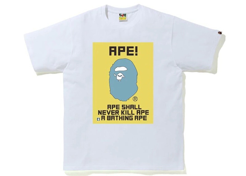 BAPE Water Print Tee White