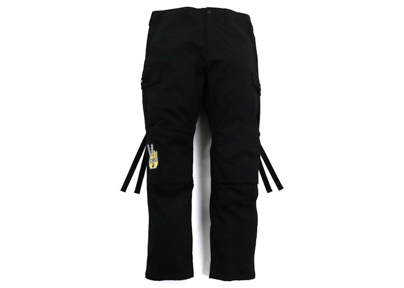 BAPE Wide Fit 6 Pocket Pant Black