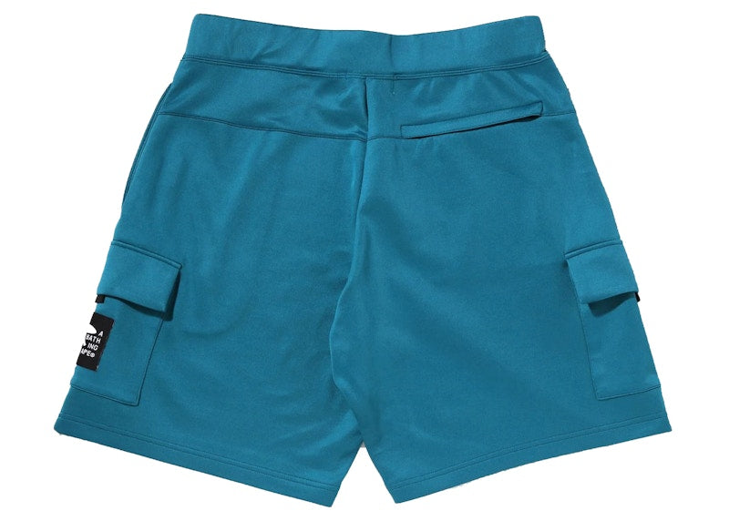 BAPE Wide Fit Double Knit Shorts Blue