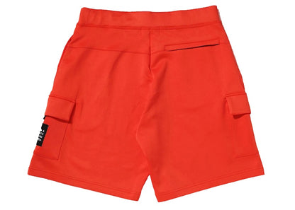 BAPE Wide Fit Double Knit Shorts Orange