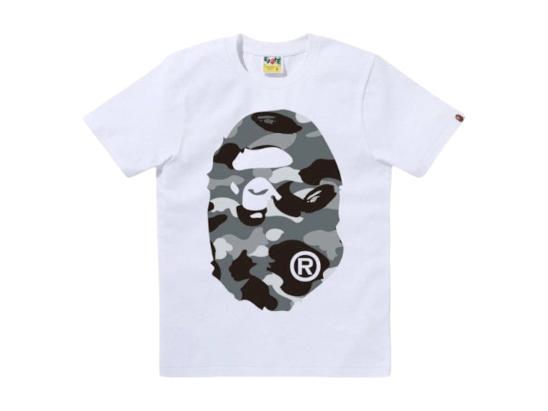 BAPE Women's 1st Camo Big Ape Head Tee White/Grey
