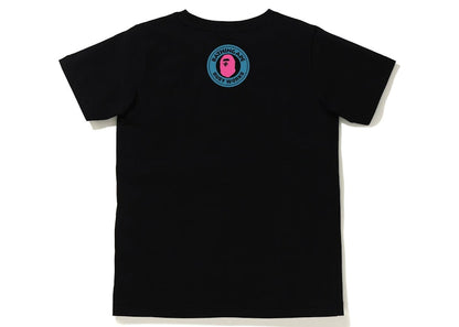 BAPE Womens A Bathing Ape Letter Tee Black