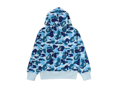 BAPE Women's ABC Camo One Point Pullover Hoodie Blue