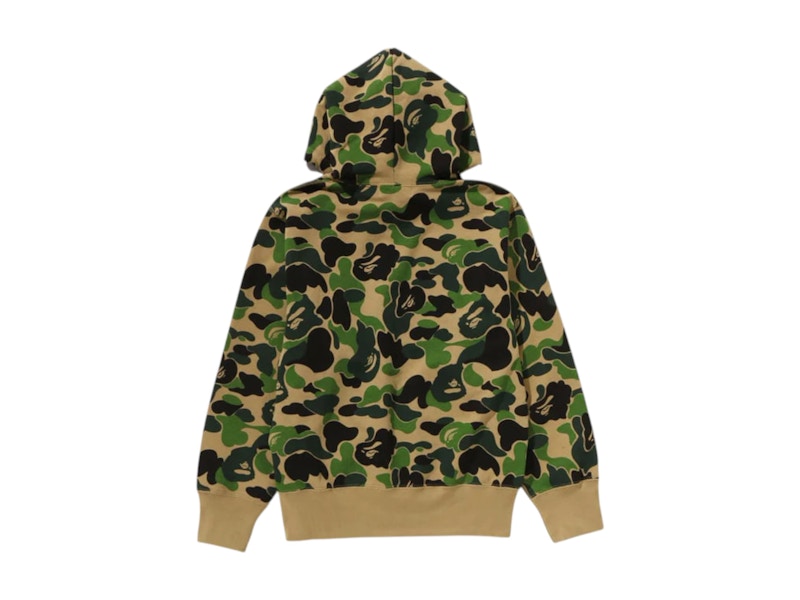 BAPE Women's ABC Camo One Point Pullover Hoodie Green