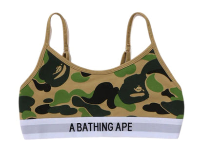 BAPE Women's ABC Camo Sport Bra (SS25) Green
