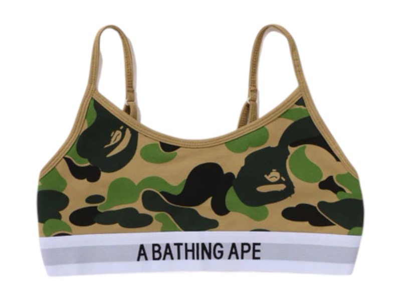 BAPE Women's ABC Camo Sport Bra (SS25) Green